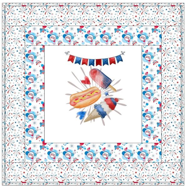 Independence Day Fun Wall Hanging 42  x 42  Online - Image 3