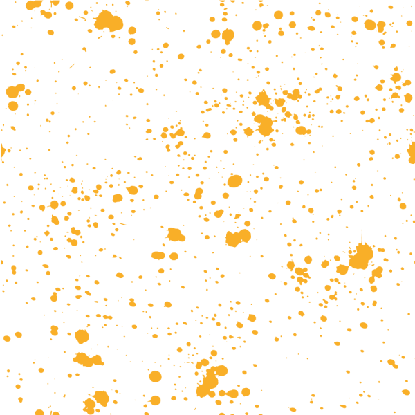 Sunflowers and Bees Yellow Paint Splatter Fabric Fashion