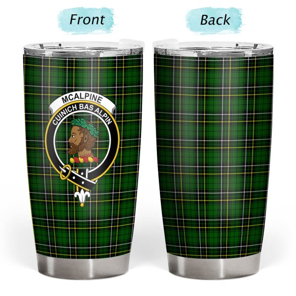 McAlpine Modern Tartan Crest Tumbler For Cheap - Image 3