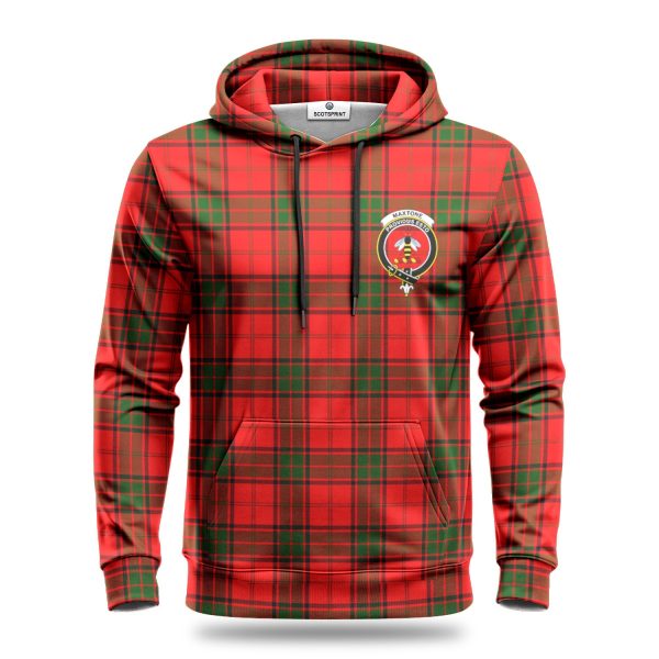 Maxtone Tartan Crest Hoodie Supply - Image 2