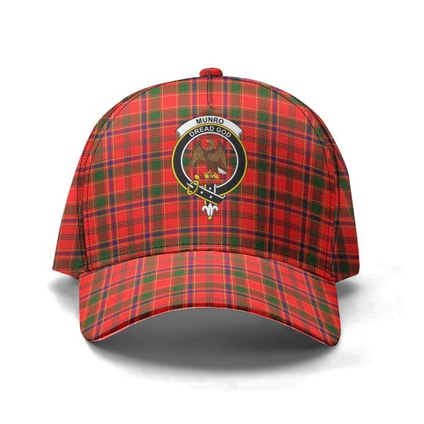 Munro Modern Tartan Crest Classic Cap Online Hot Sale