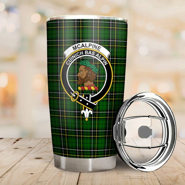 McAlpine Modern Tartan Crest Tumbler For Cheap - Image 2