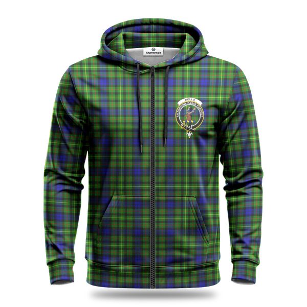 Rollo Modern Tartan Crest Hoodie Supply - Image 3