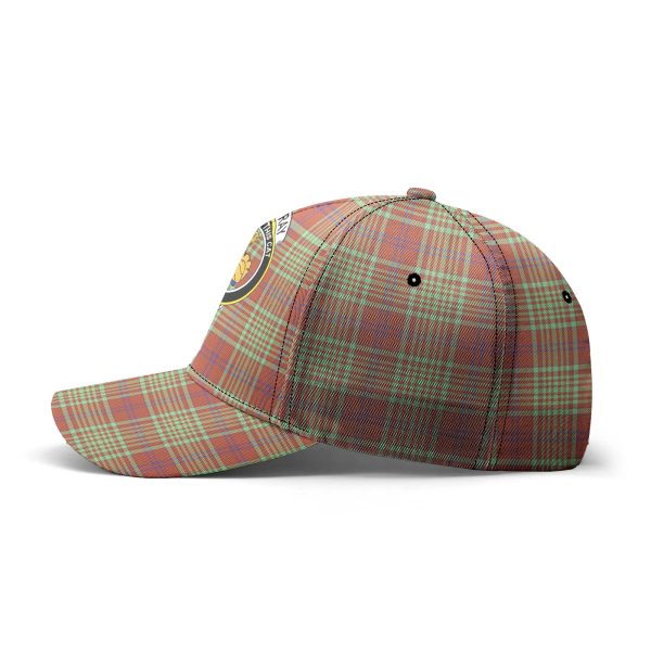 McGillivray Hunting Ancient Tartan Crest Classic Cap Online now - Image 3