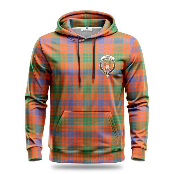 Ross Ancient Tartan Crest Hoodie Online - Image 2
