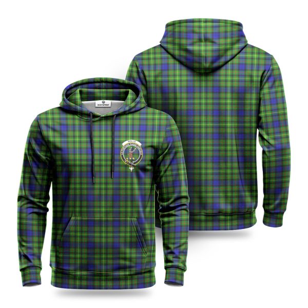 Rollo Modern Tartan Crest Hoodie Supply