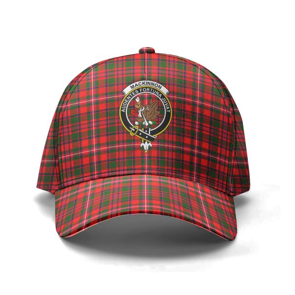 MacKinnon Modern Tartan Crest Classic Cap Online Sale