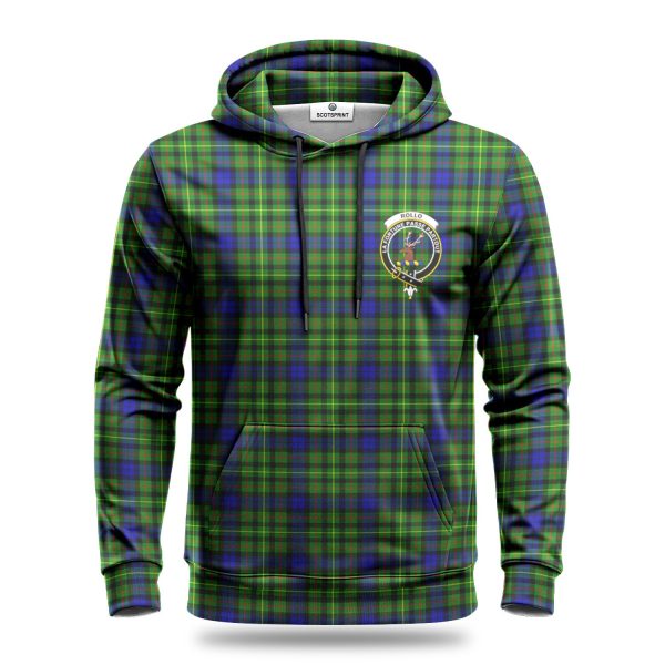 Rollo Modern Tartan Crest Hoodie Supply - Image 2