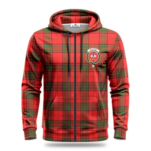 Maxtone Tartan Crest Hoodie Supply - Image 3