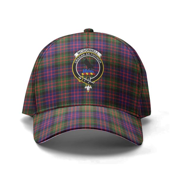 McDonnell of Glengarry Modern Tartan Crest Classic Cap For Discount
