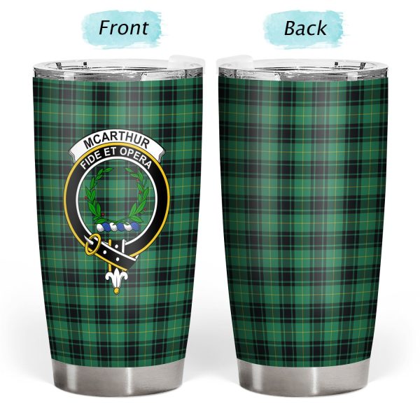 McArthur Ancient Tartan Crest Tumbler Online - Image 3