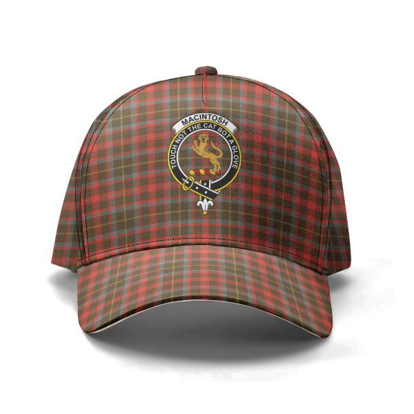 MacIntosh Hunting Weathered Tartan Crest Classic Cap Discount