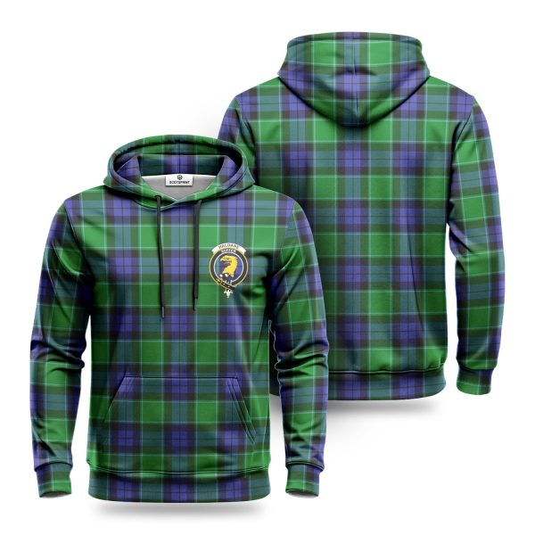 Haldane Tartan Crest Hoodie Hot on Sale