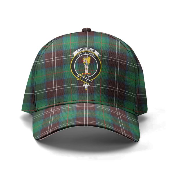 Chisholm Hunting Ancient Tartan Crest Classic Cap Online Sale