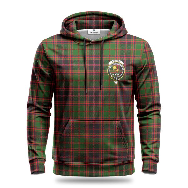 Buchan Modern Tartan Crest Hoodie For Cheap - Image 2
