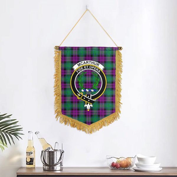 McArthur – Milton Tartan Crest Wall Hanging Banner Online Hot Sale - Image 2