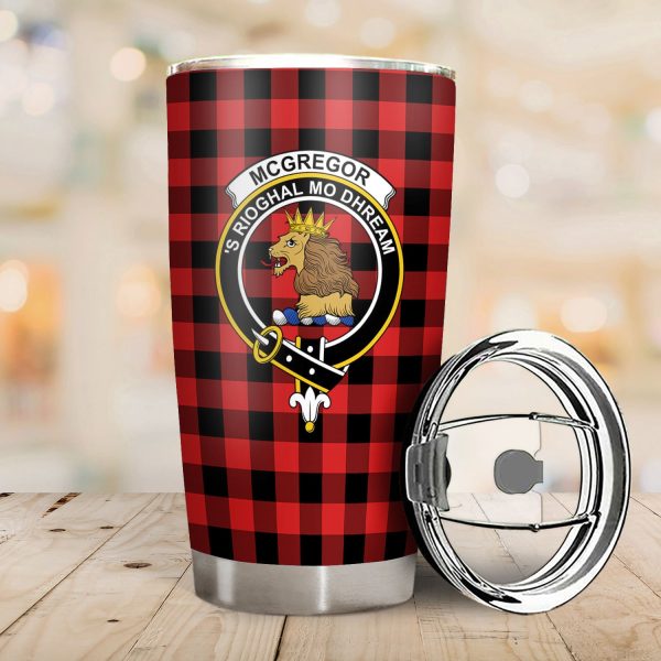 McGregor Rob Roy Modern Tartan Crest Tumbler Online now - Image 2