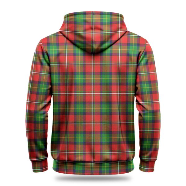 Fullarton Tartan Crest Hoodie Online now - Image 4