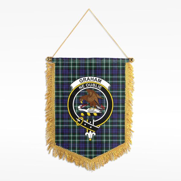 Graham of Montrose Modern Tartan Crest Wall Hanging Banner Sale