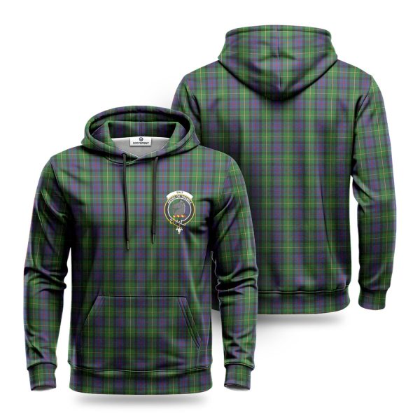 Tait Tartan Crest Hoodie Online Sale