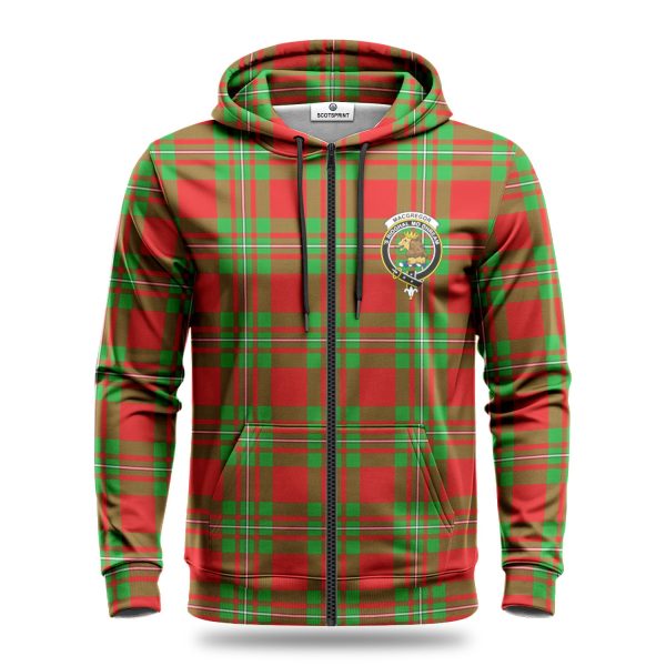 MacGregor Modern Tartan Crest Hoodie Online Hot Sale - Image 3