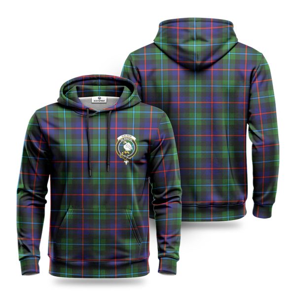 Calder (Calder-Campbell) Tartan Crest Hoodie Online Sale