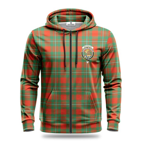 MacGregor Ancient Tartan Crest Hoodie Online - Image 3