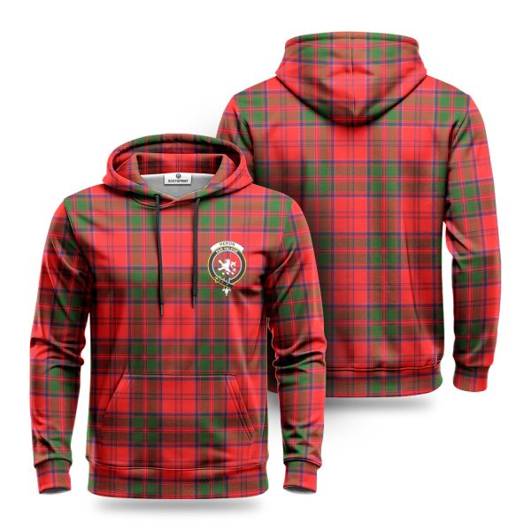 Heron Tartan Crest Hoodie Online