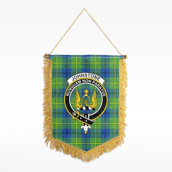 Johnstone Ancient Tartan Crest Wall Hanging Banner Sale