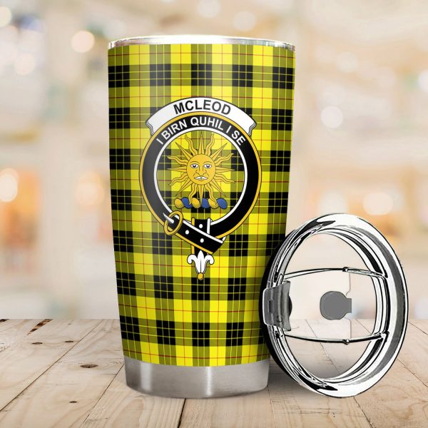 McLeod of Lewis Modern Tartan Crest Tumbler Sale - Image 2