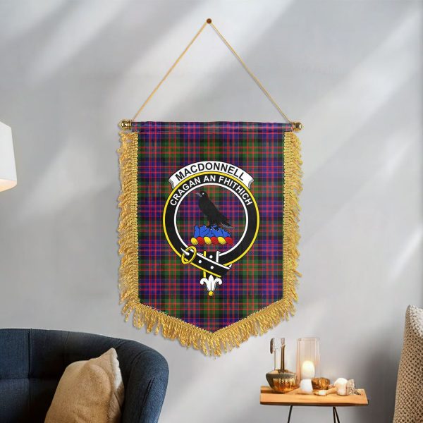 MacDonnell of Glengarry Modern Tartan Crest Wall Hanging Banner Supply - Image 3
