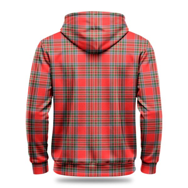 McBain Tartan Crest Hoodie Hot on Sale - Image 4