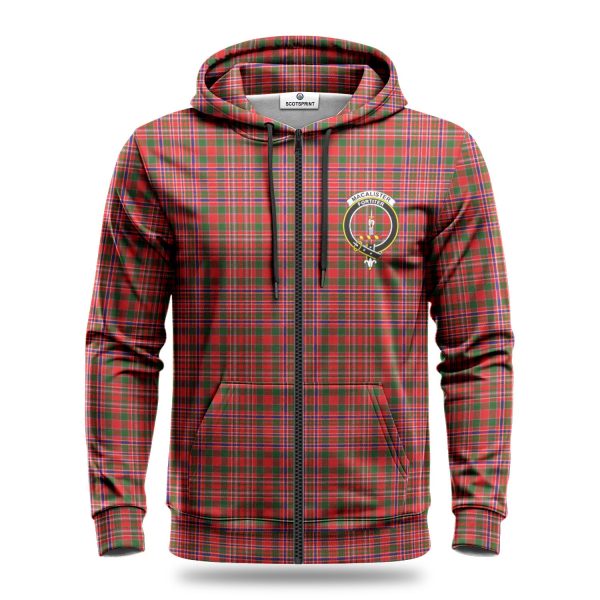 MacAlister Modern Tartan Crest Hoodie Discount - Image 3