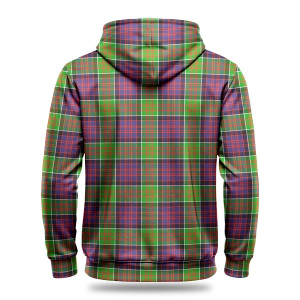 McDonald (Clan Ranald) Tartan Crest Hoodie Cheap - Image 4