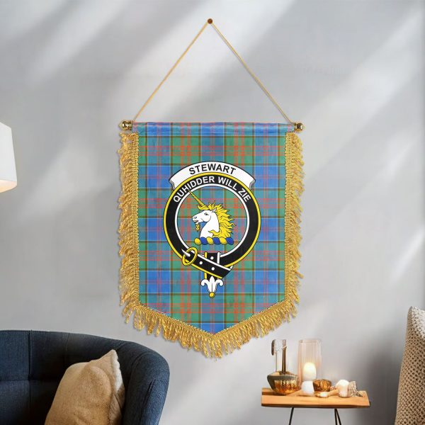 Stewart of Appin Hunting Ancient Tartan Crest Wall Hanging Banner Discount - Image 3
