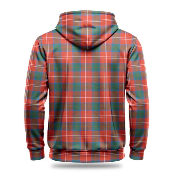 Chisholm Ancient Tartan Crest Hoodie Sale - Image 4