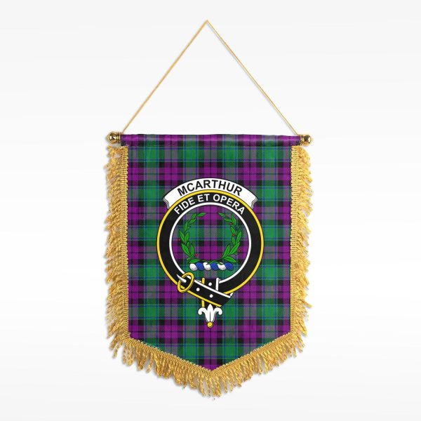 McArthur – Milton Tartan Crest Wall Hanging Banner Online Hot Sale