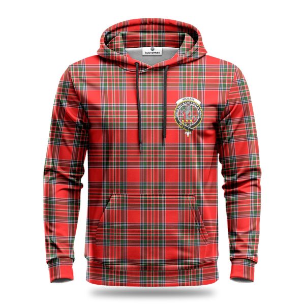 McBain Tartan Crest Hoodie Hot on Sale - Image 2