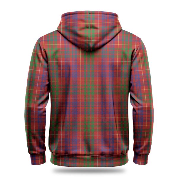 Fox Red Tartan Hoodie Sale - Image 4