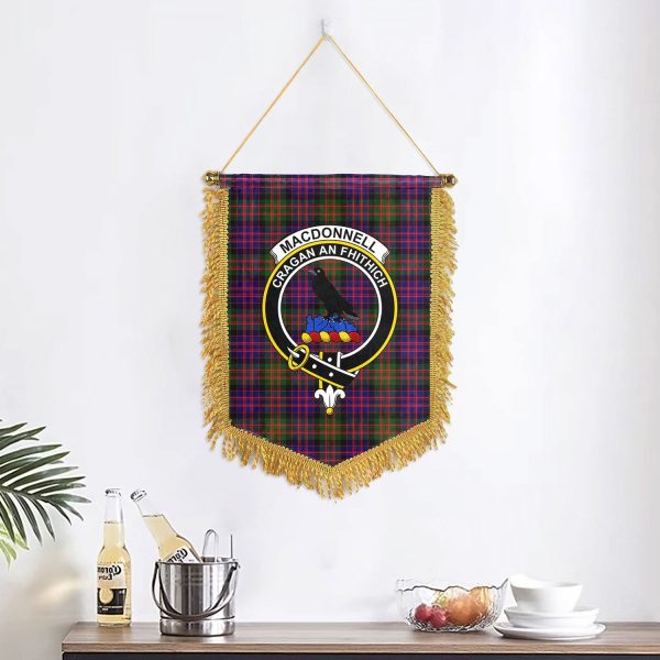 MacDonnell of Glengarry Modern Tartan Crest Wall Hanging Banner Supply - Image 2