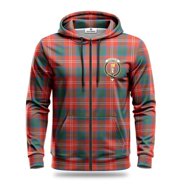 Chisholm Ancient Tartan Crest Hoodie Sale - Image 3
