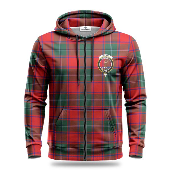 McPhail Clan Tartan Crest Hoodie Discount - Image 3