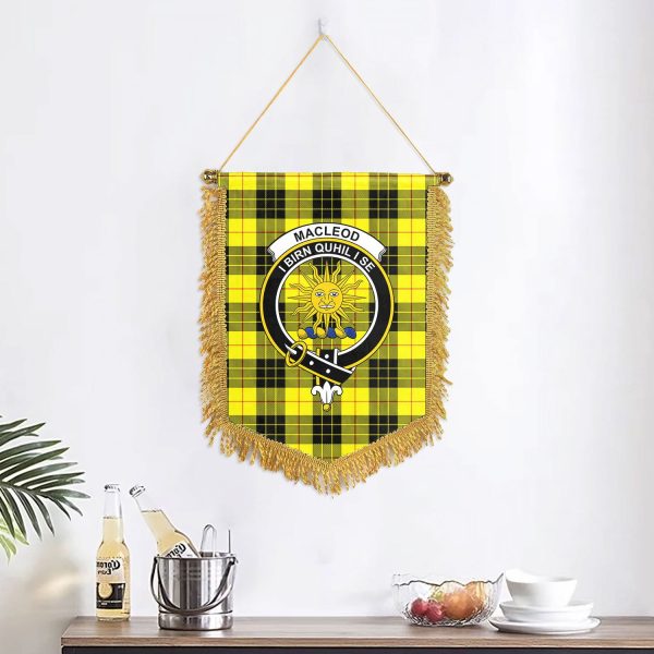 MacLeod of Lewis Modern Tartan Crest Wall Hanging Banner For Sale - Image 2