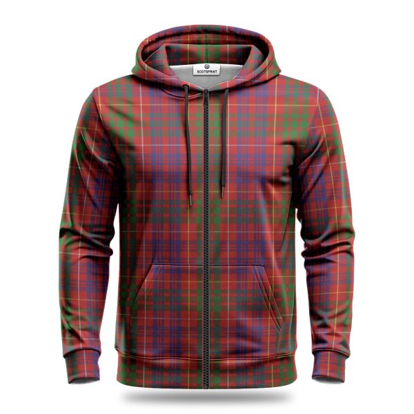 Fox Red Tartan Hoodie Sale - Image 3