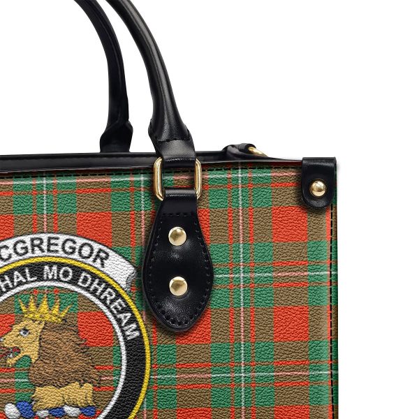 McGregor Ancient Tartan Crest Leather Handbag Discount - Image 5