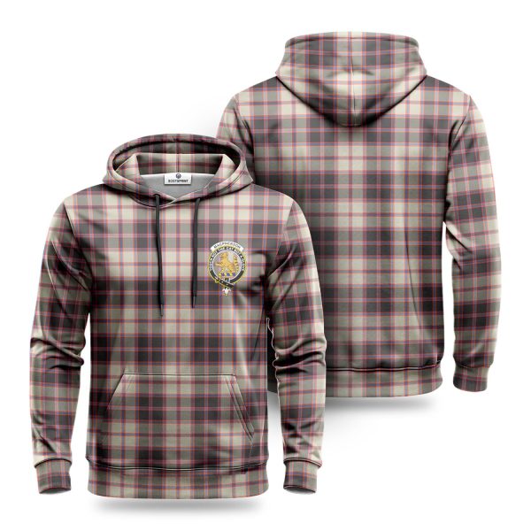 MacPherson Hunting Ancient Tartan Crest Hoodie Online Sale