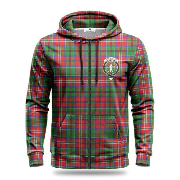 McCulloch Tartan Crest Hoodie Sale - Image 3