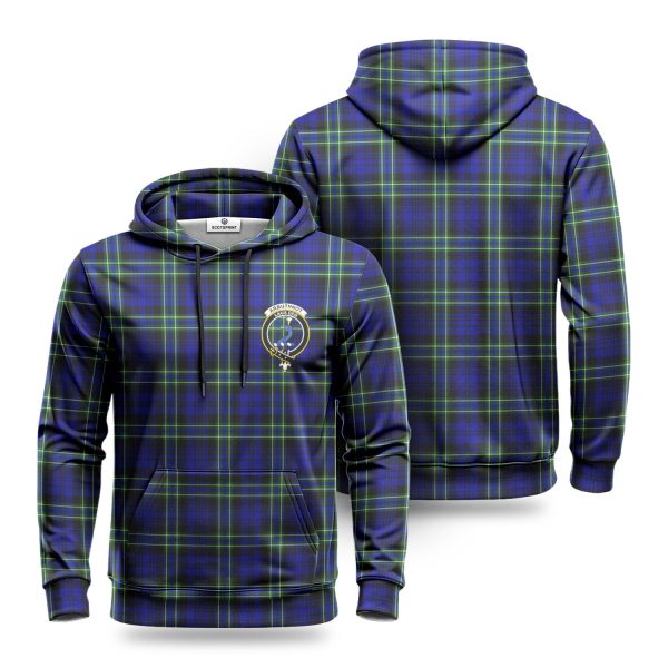 Arbuthnot Modern Tartan Crest Hoodie on Sale