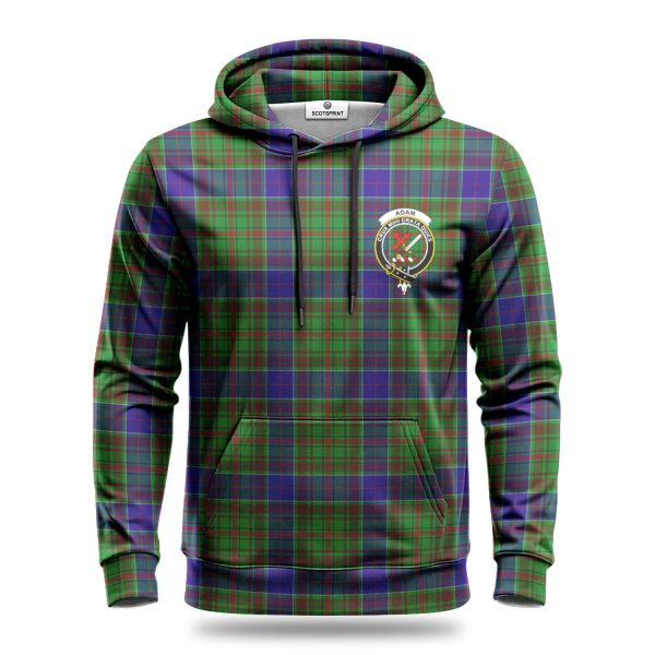 Adam Tartan Crest Hoodie Fashion - Image 2