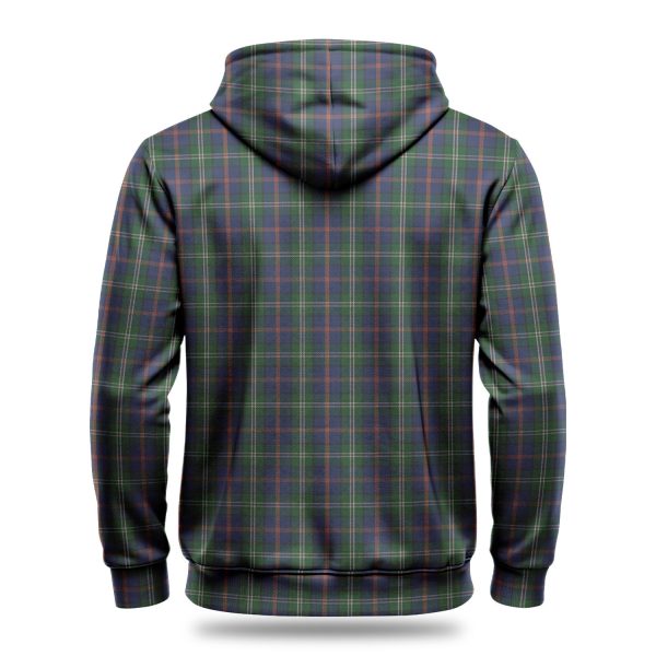Purves Tartan Crest Hoodie Cheap - Image 4